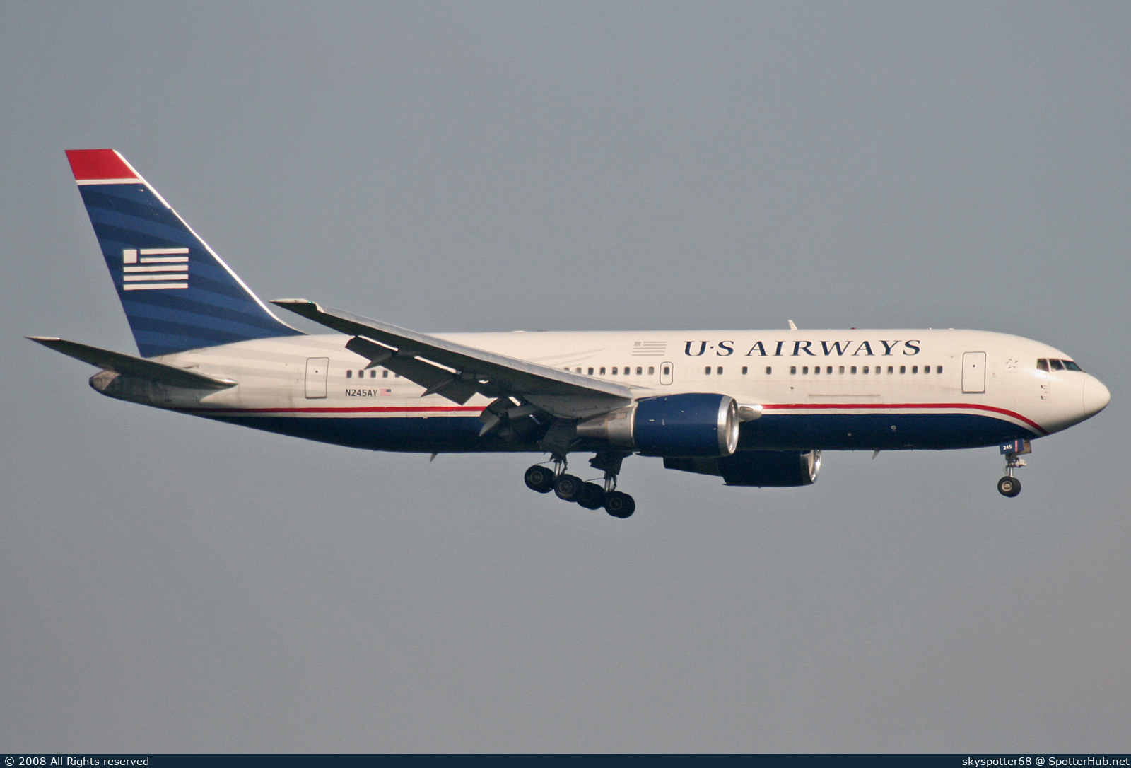 Photo of N245AY - Boeing 767-201(ER) operated by US Airways
