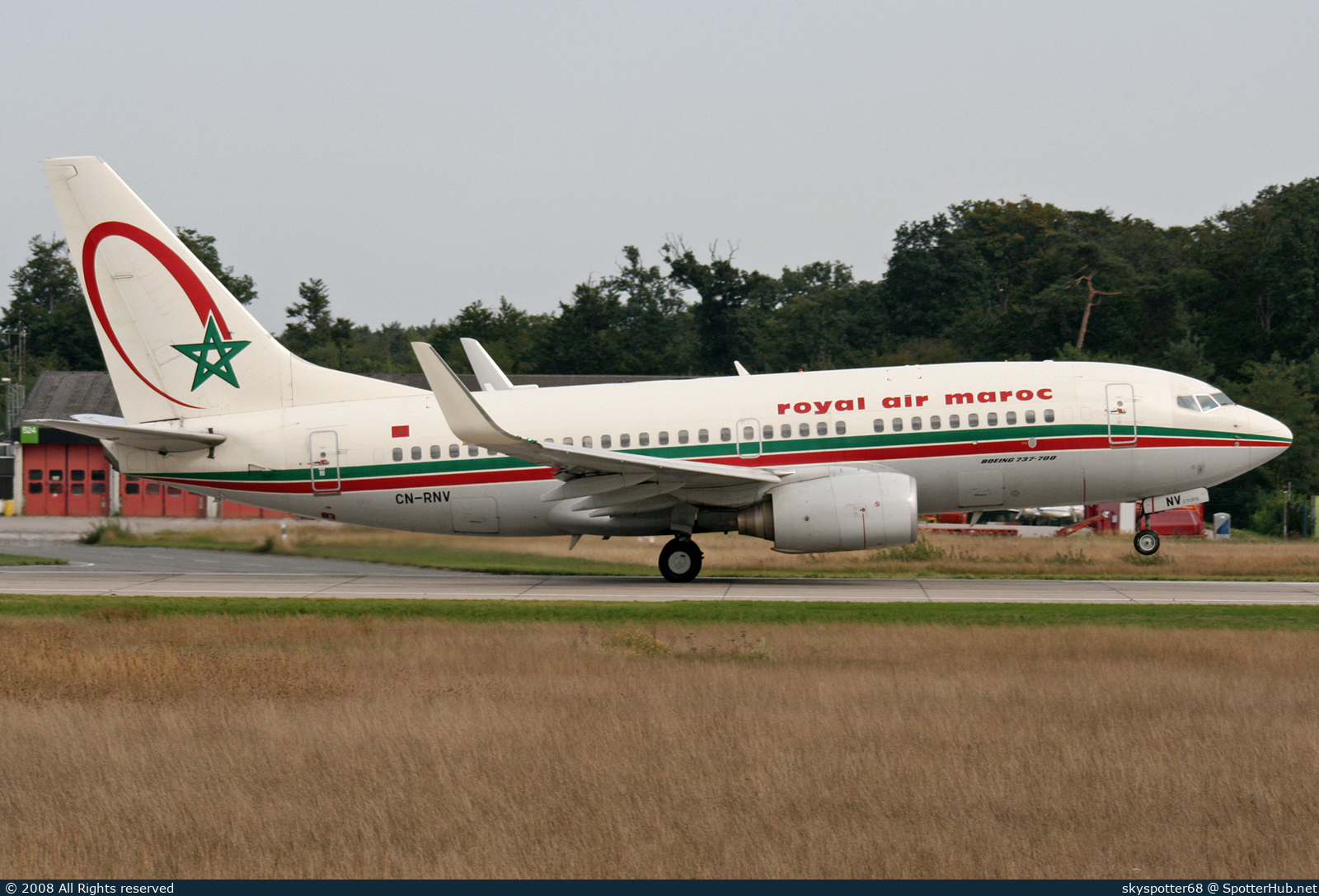 Photo of CN-RNV - Boeing 737-7B6 operated by Royal Air Maroc
