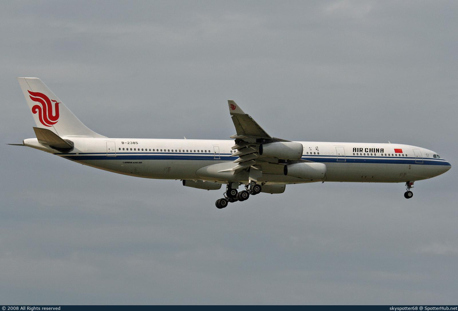 Photo of B-2385 - Airbus A340-313 operated by Air China