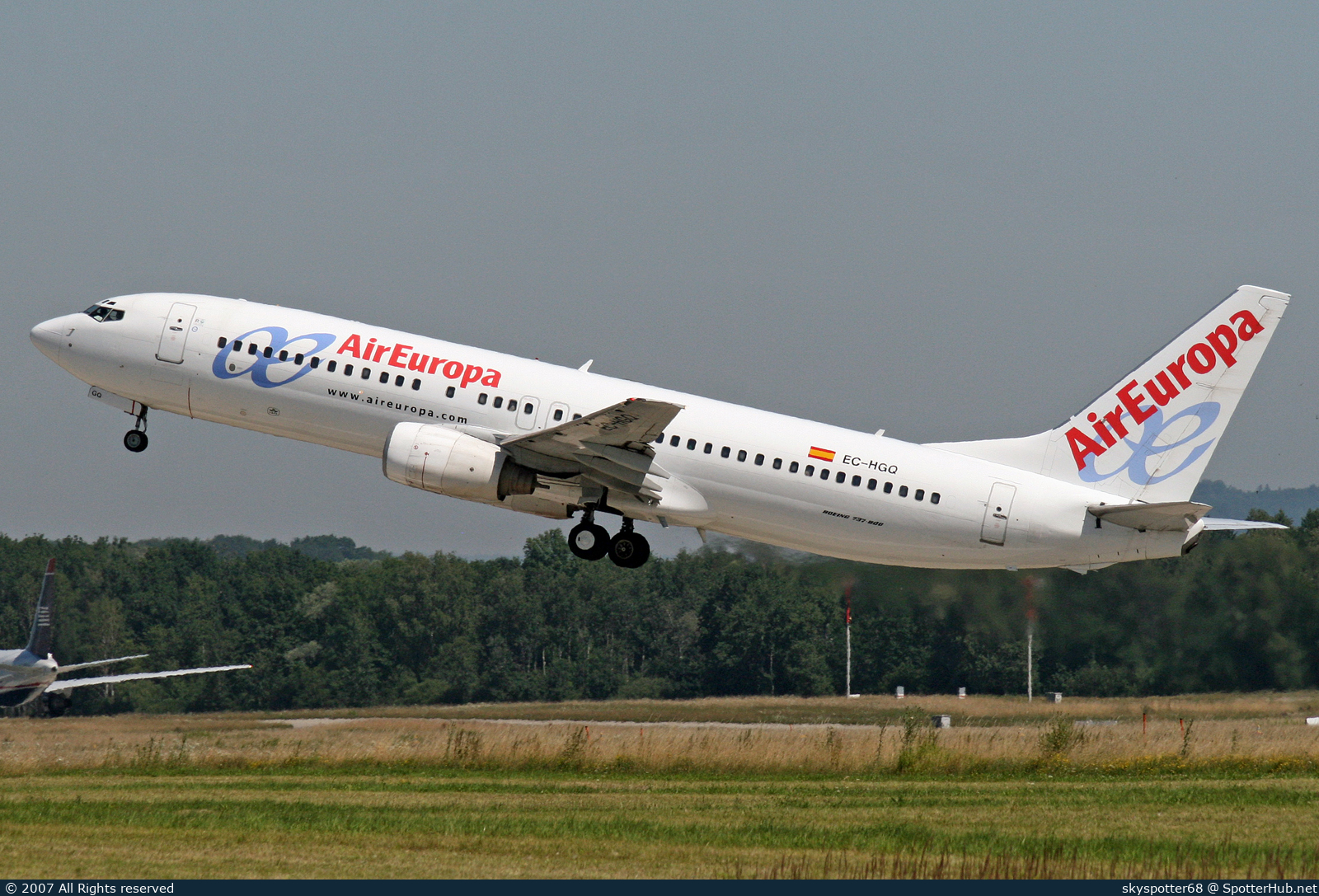 Photo of EC-HGQ - Boeing 737-85P operated by Air Europa