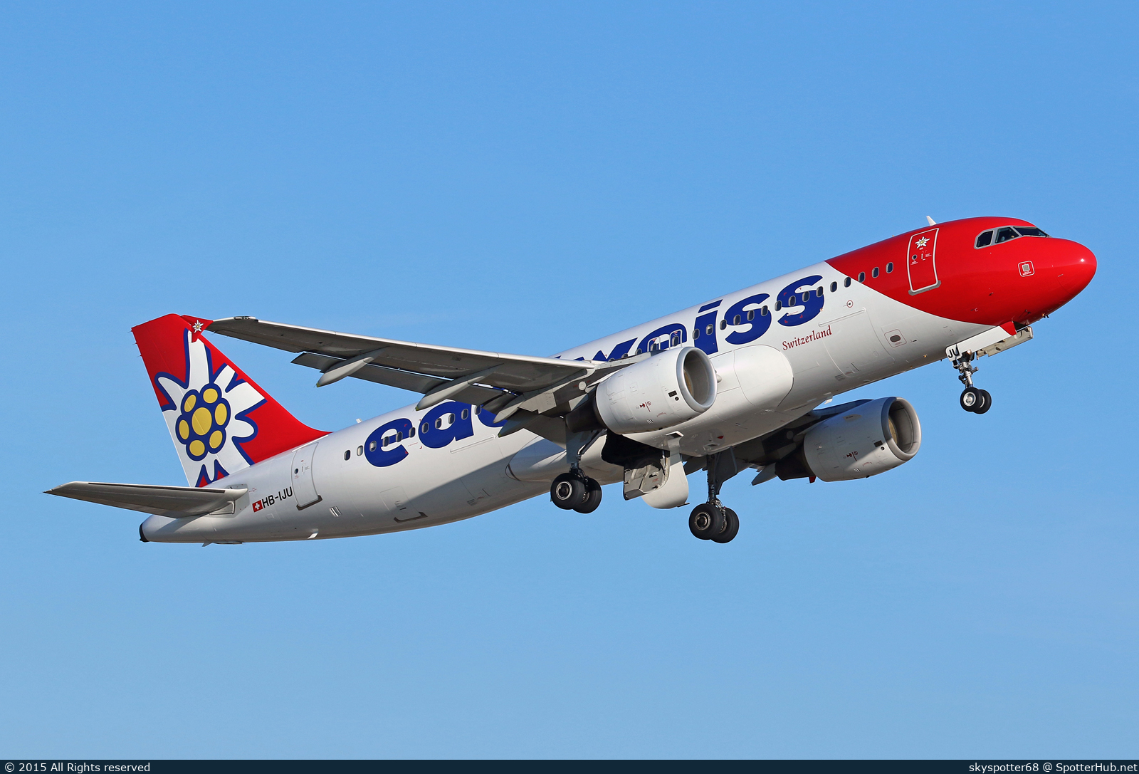 Photo of HB-IJU - Airbus A320-214 operated by Edelweiss Air