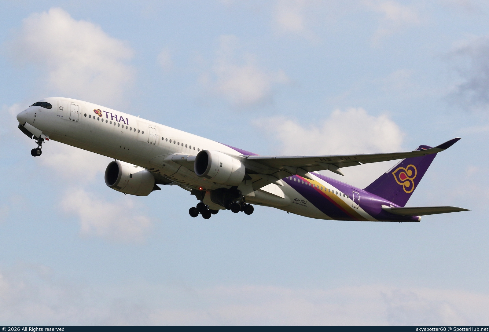 Photo of HS-THJ - Airbus A350-941 operated by Thai Airways International