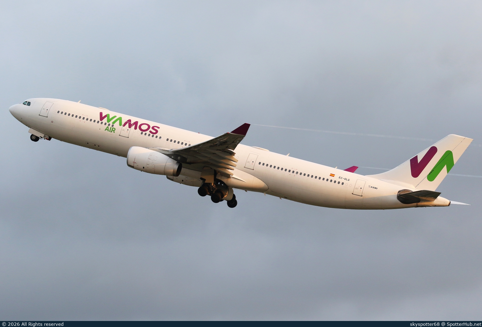 Photo of EC-OLG - Airbus A330-343 operated by Wamos Air