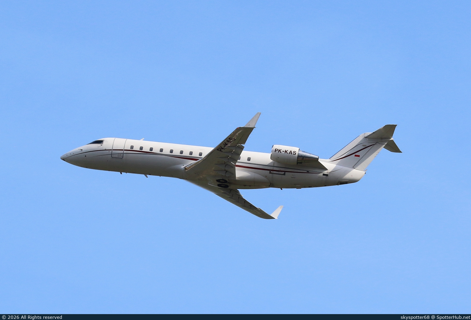 Photo of PK-KAS - Bombardier Challenger 850 operated by Travya Indonesia