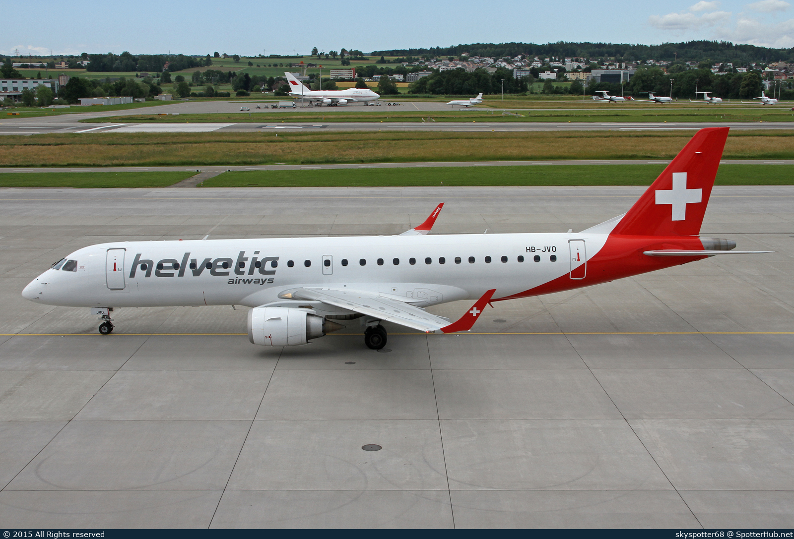 Photo of HB-JVO - Embraer ERJ-190LR operated by Helvetic Airways