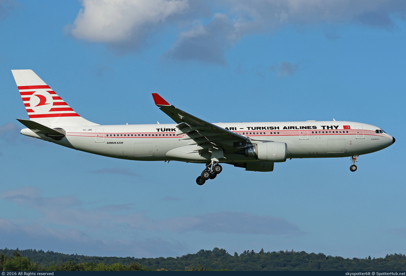 Photo of TC-JNC - Airbus A330-203 operated by Turkish Airlines