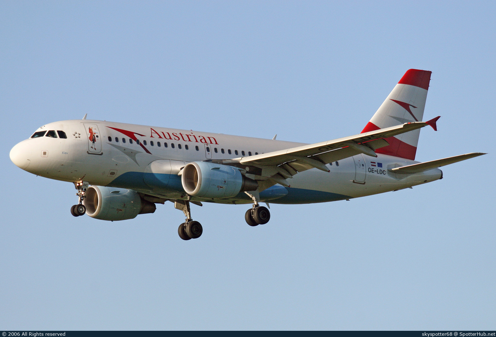 Photo of OE-LDC - Airbus A319-112 operated by Austrian Airlines