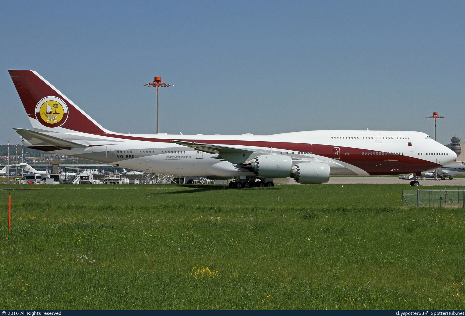 Photo of VQ-BSK - Boeing 747-8ZV(BBJ) operated by Qatar Amiri Flight