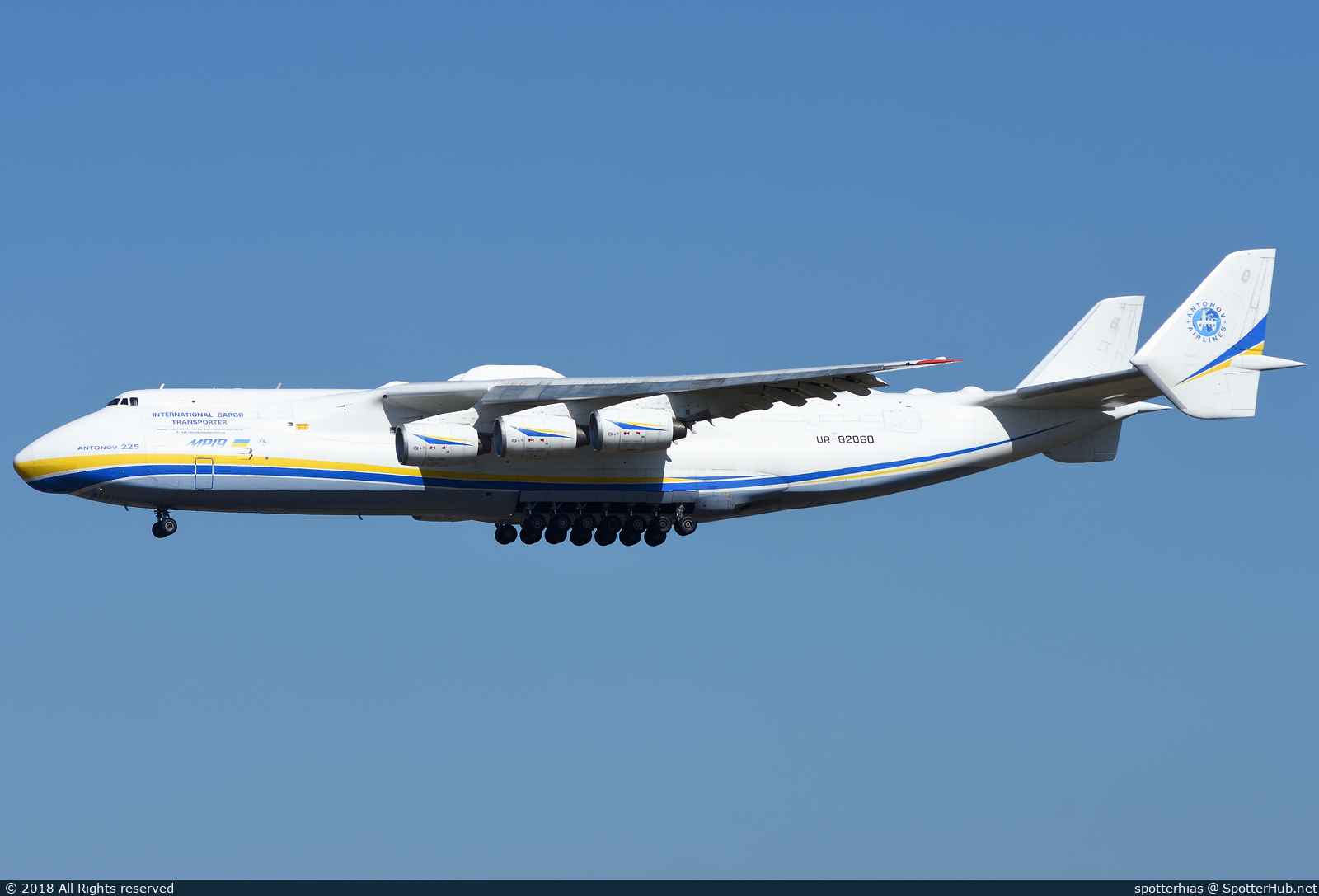 Photo of UR-82060 - Antonov An-225 Mriya operated by Antonov Airlines