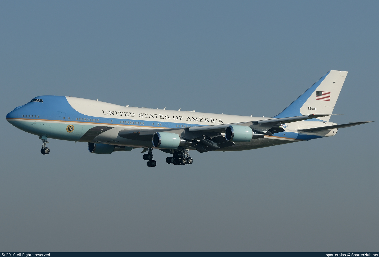 Photo of 92-9000 - Boeing VC-25A operated by US Air Force