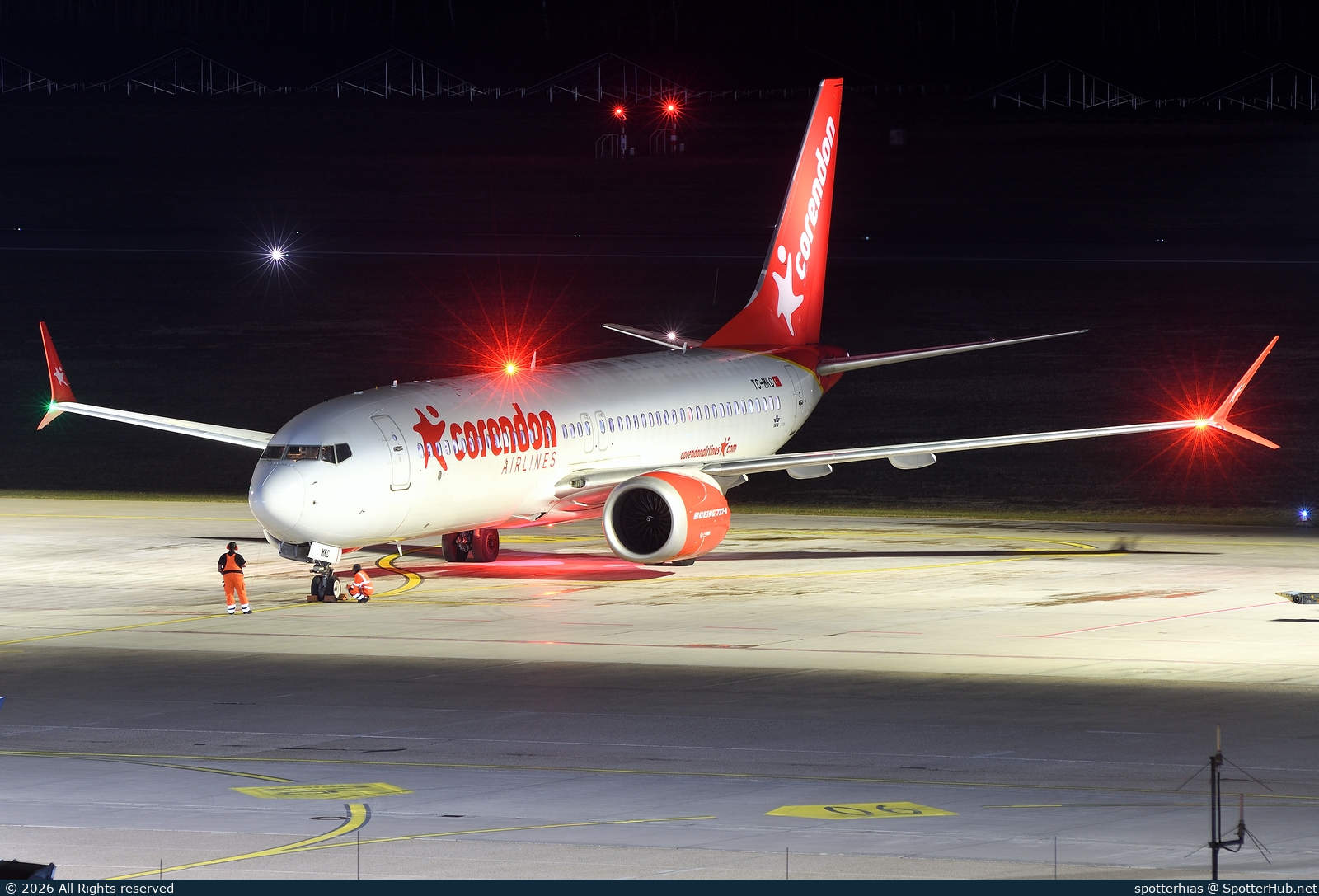 Photo of TC-MKC - Boeing 737 MAX 8 operated by Corendon Airlines