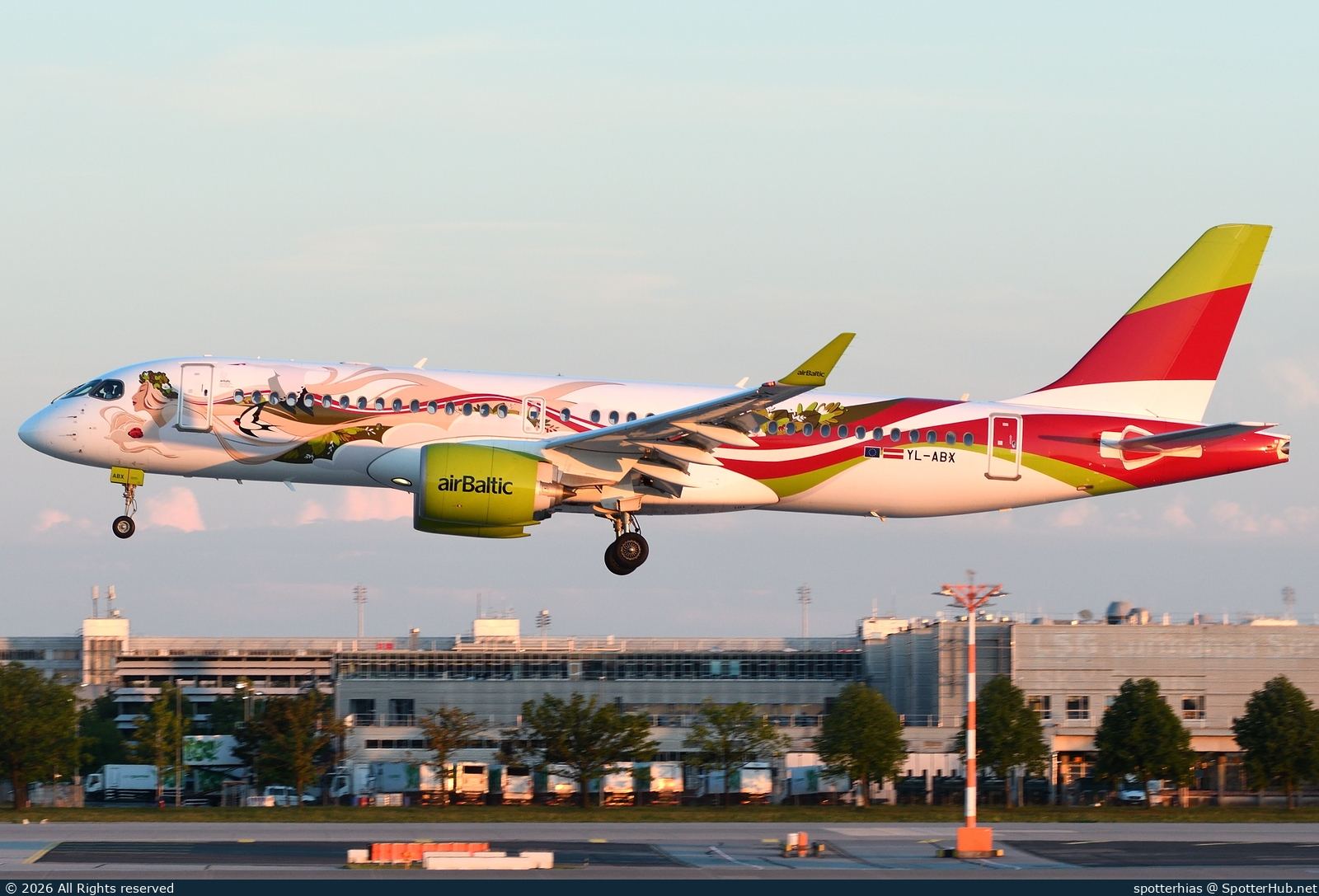 Photo of YL-ABX - Airbus A220-300 operated by airBaltic