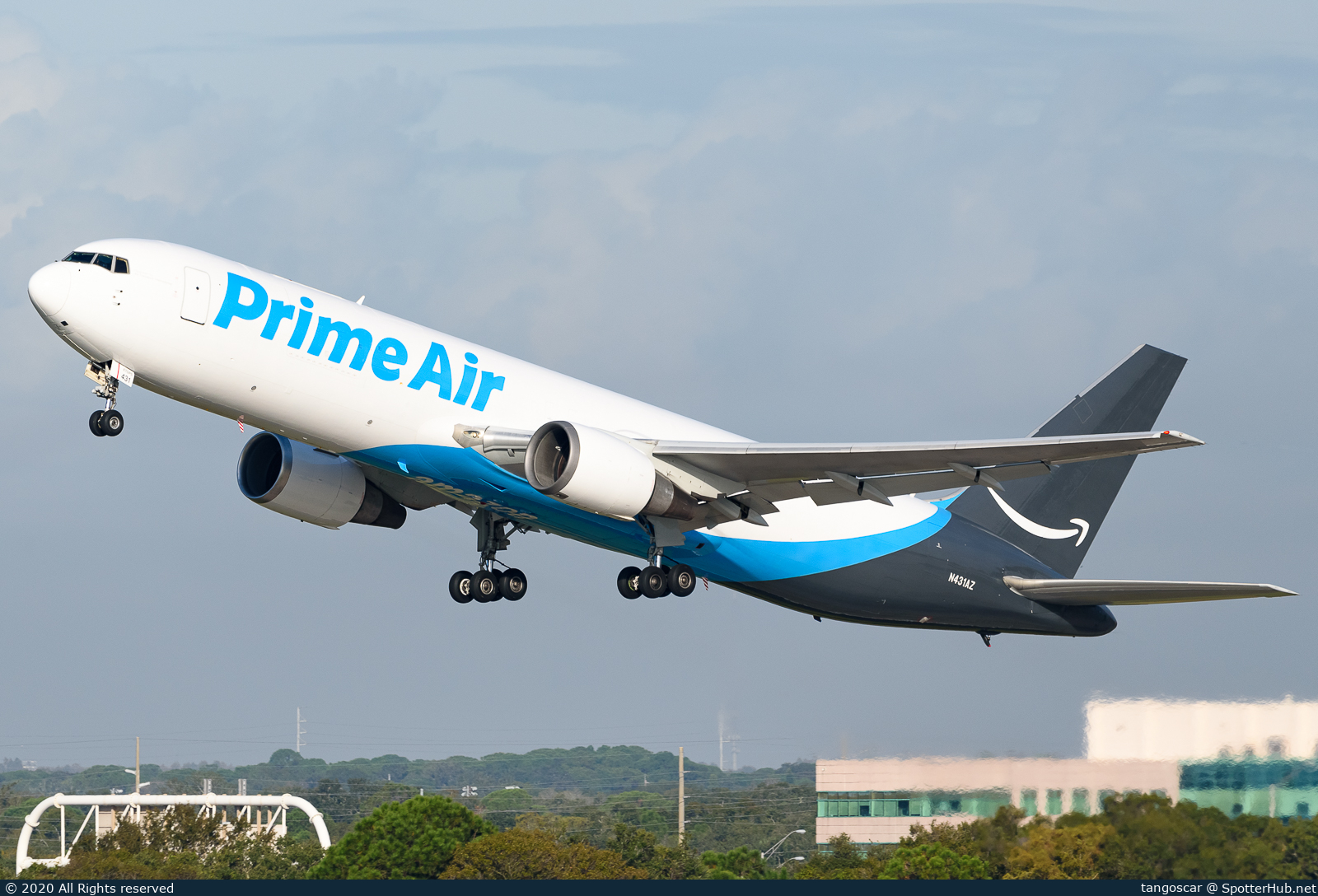 Photo of N431AZ - Boeing 767-381(ER)(BCF) operated by Amazon Prime Air (opb Air Transport International)