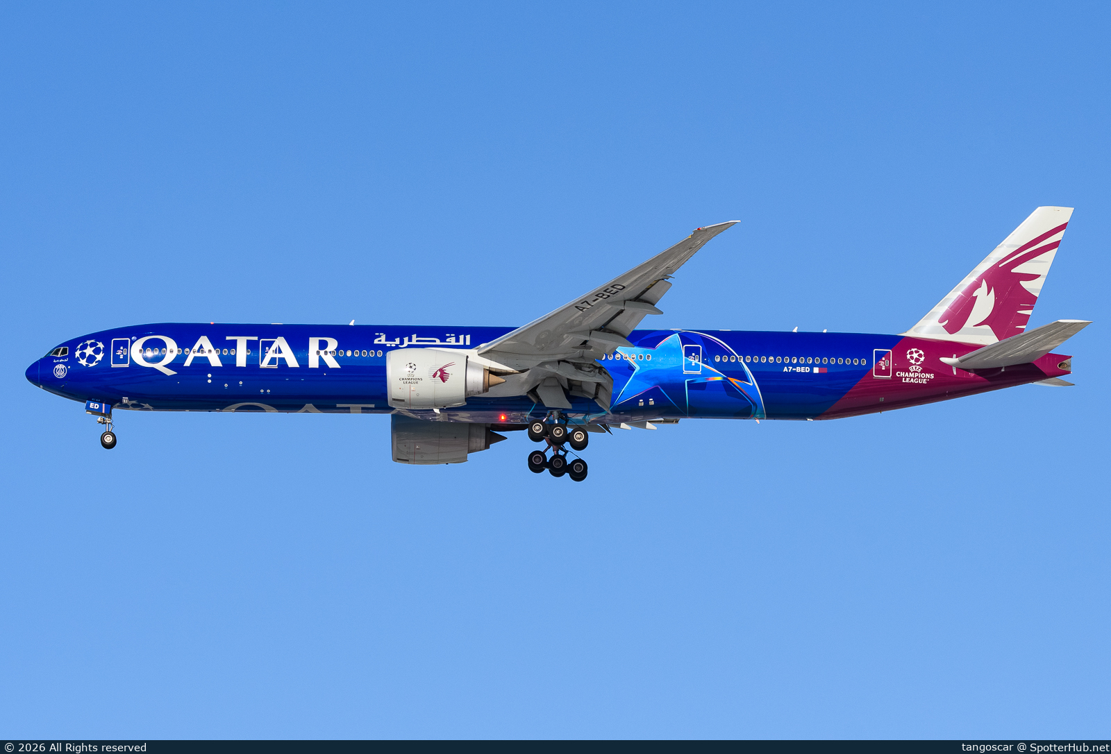 Photo of A7-BED - Boeing 777-3DZ(ER) operated by Qatar Airways