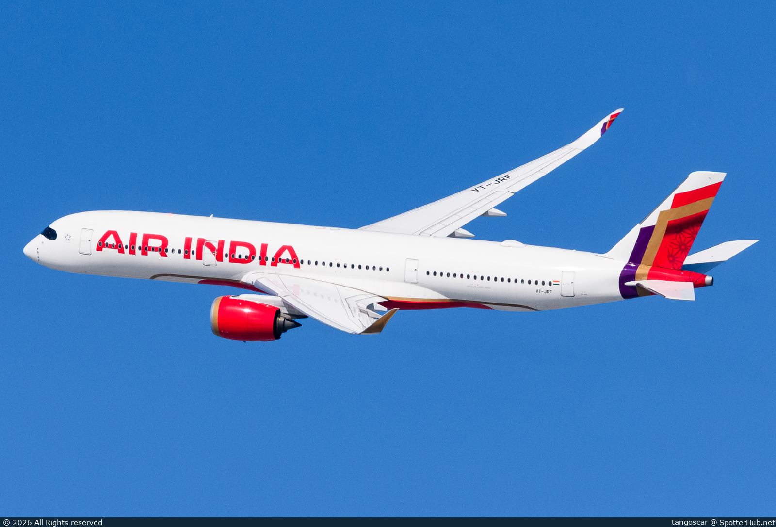 Photo of VT-JRF - Airbus A350-941 operated by Air India