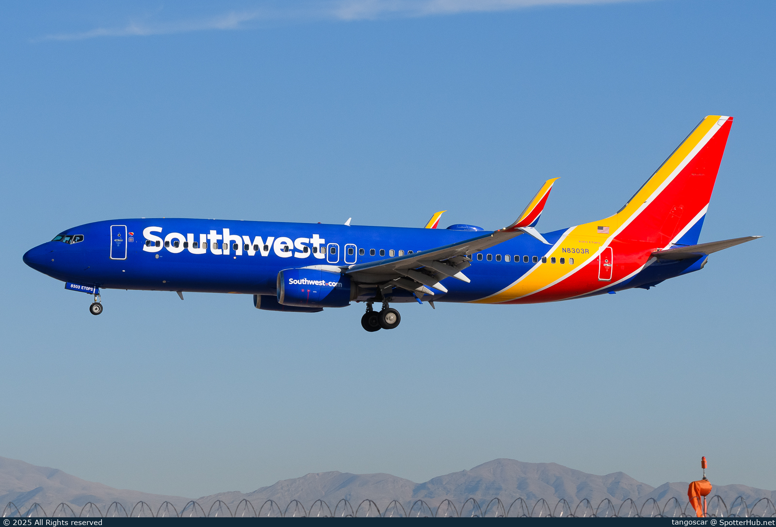 Photo of N8303R - Boeing 737-8H4 operated by Southwest Airlines