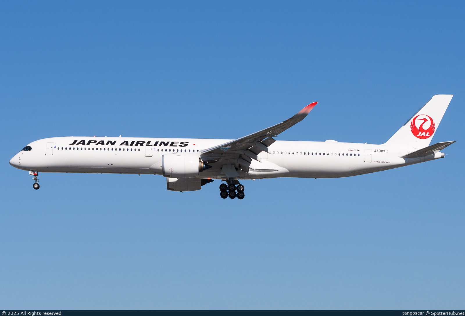 Photo of JA08WJ - Airbus A350-1041 operated by Japan Airlines
