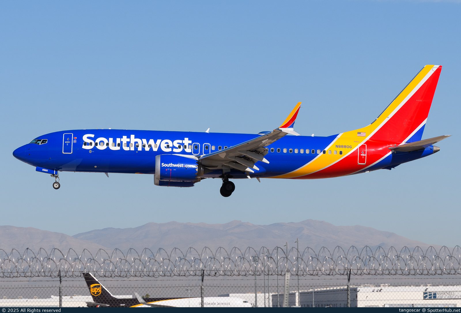 Photo of N8880G - Boeing 737 MAX 8 operated by Southwest Airlines