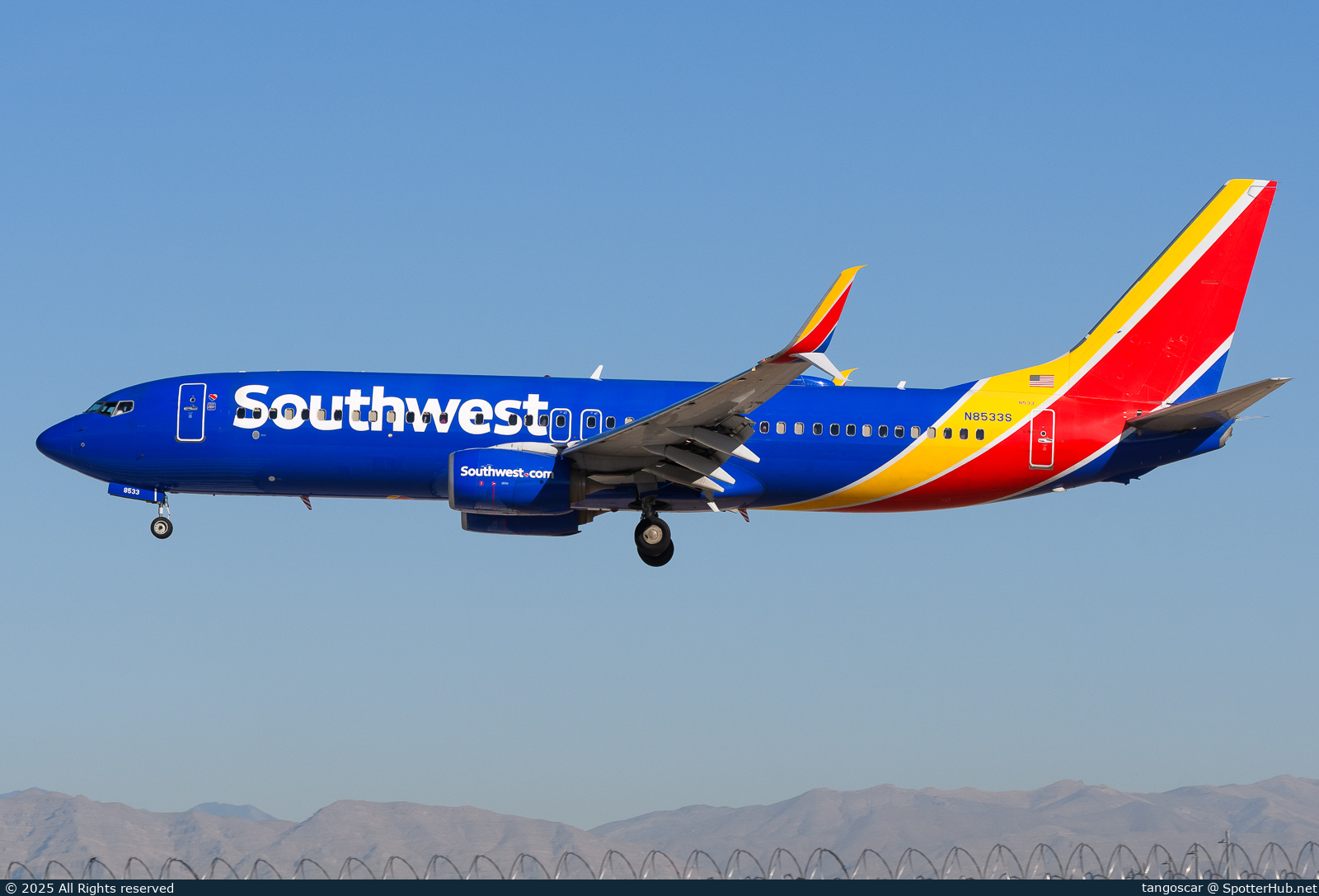 Photo of N8533S - Boeing 737-8H4 operated by Southwest Airlines