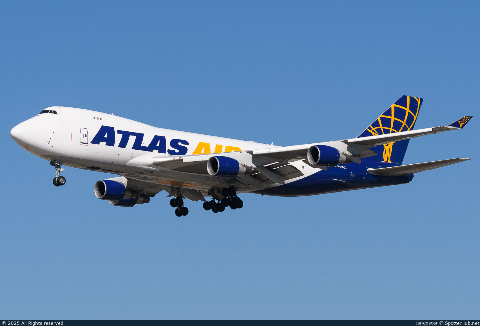 Photo of N430GT - Boeing 747-4H6F operated by Atlas Air