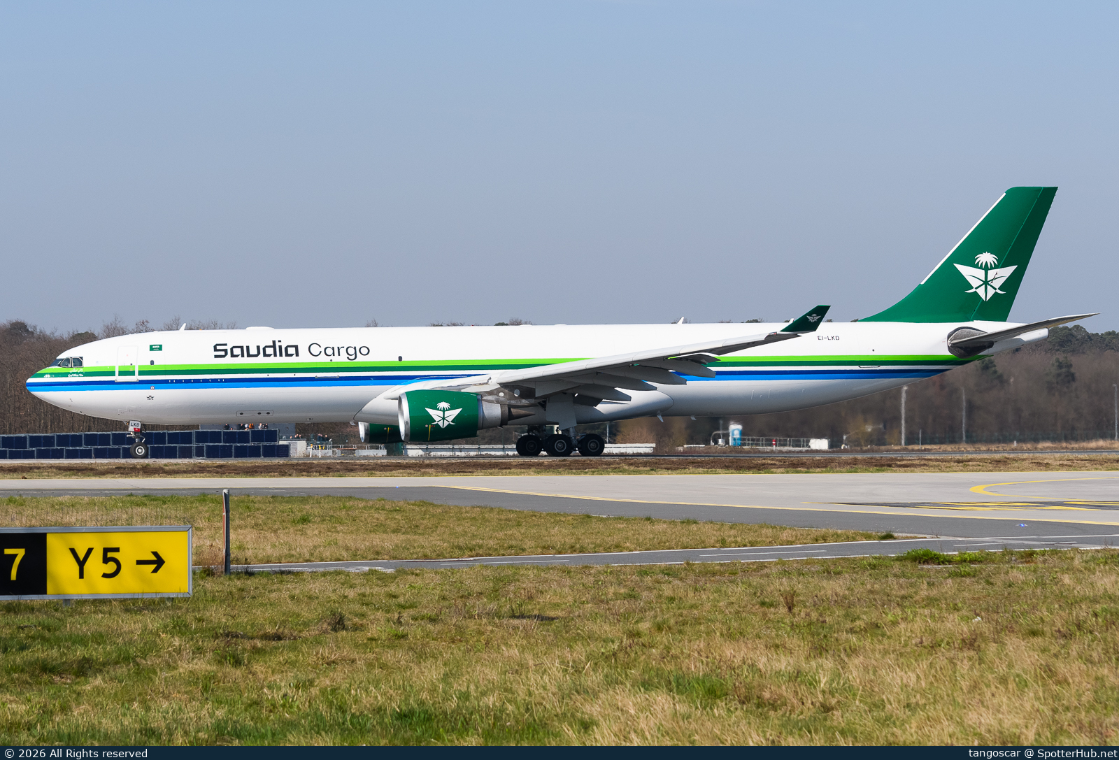 Photo of EI-LKD - Airbus A330-302(P2F) operated by Saudia Cargo (opb ASL Airlines Ireland)