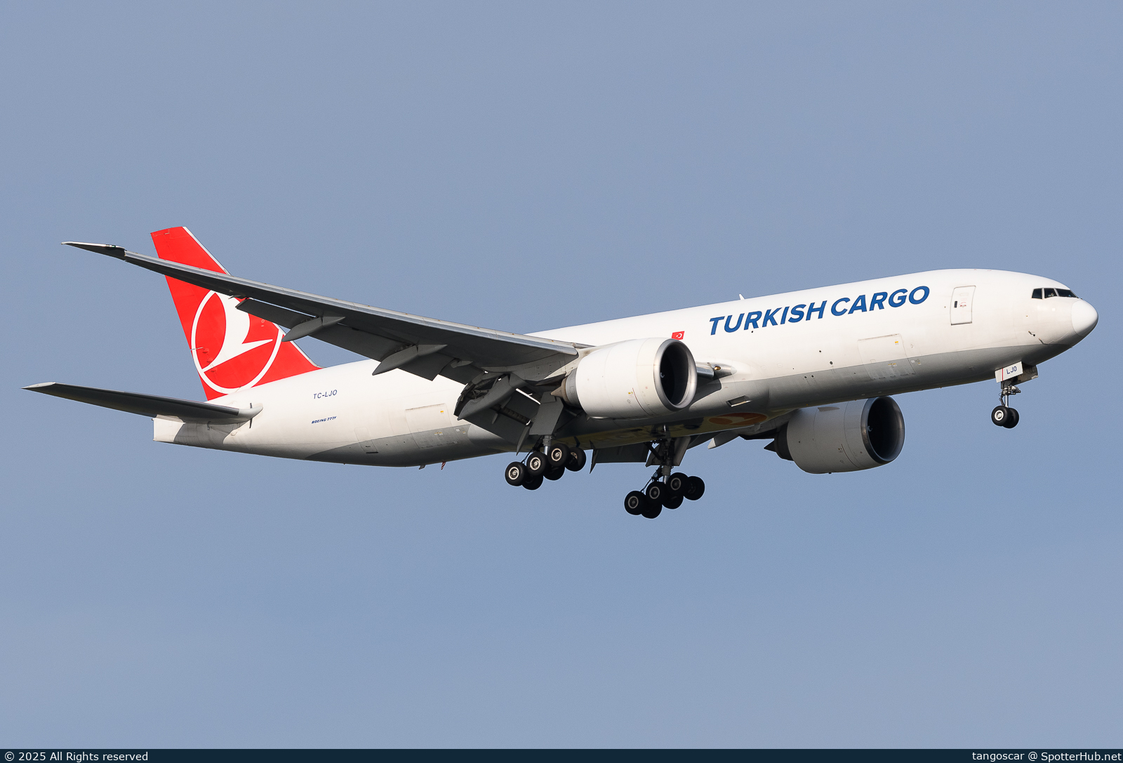 Photo of TC-LJO - Boeing 777-F operated by Turkish Airlines Cargo
