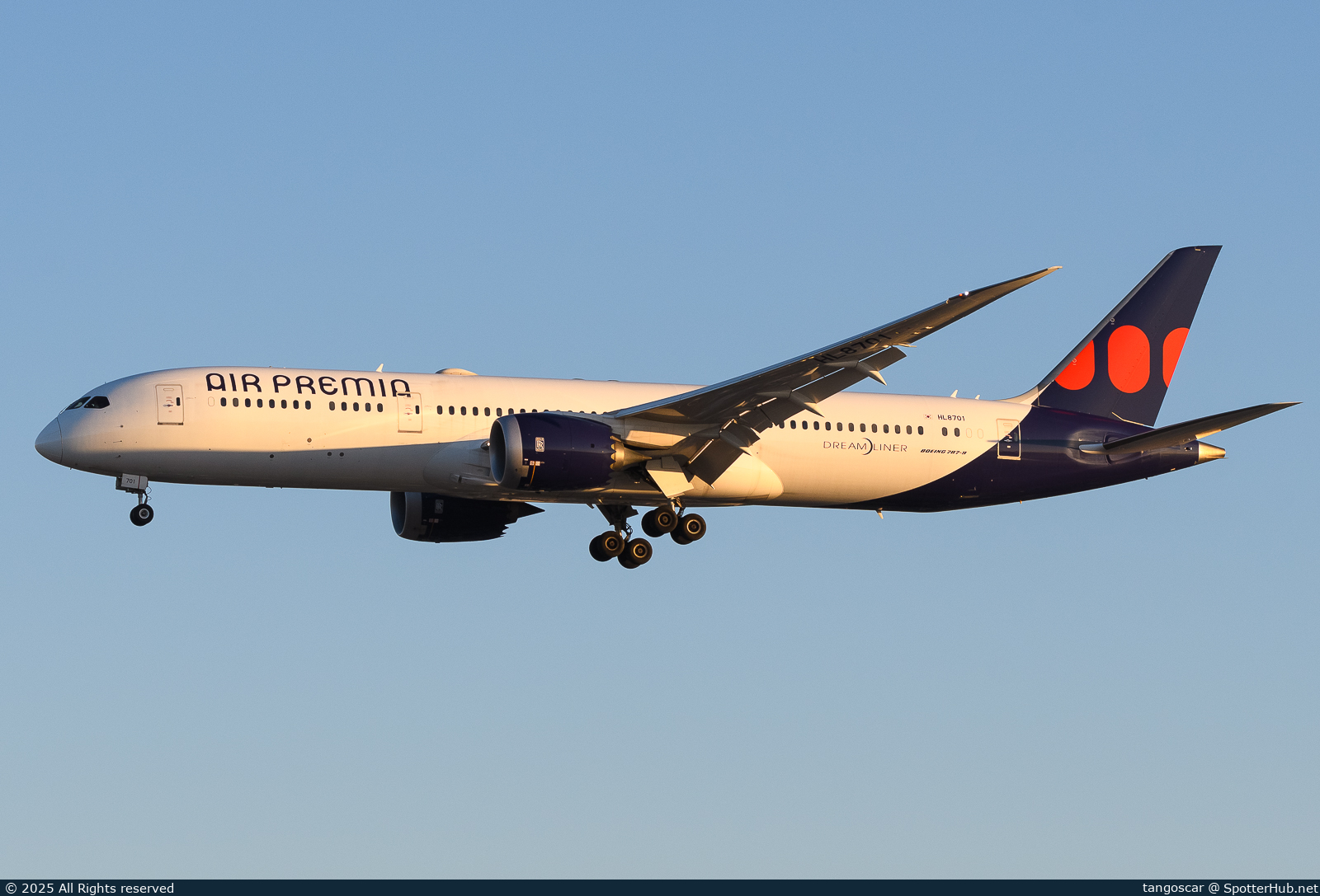 Photo of HL8701 - Boeing 787-9 Dreamliner operated by Air Premia