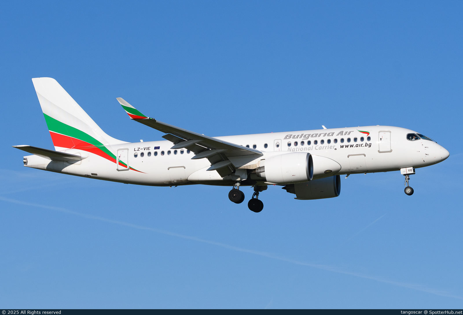 Photo of LZ-VIE - Airbus A220-100 operated by Bulgaria Air