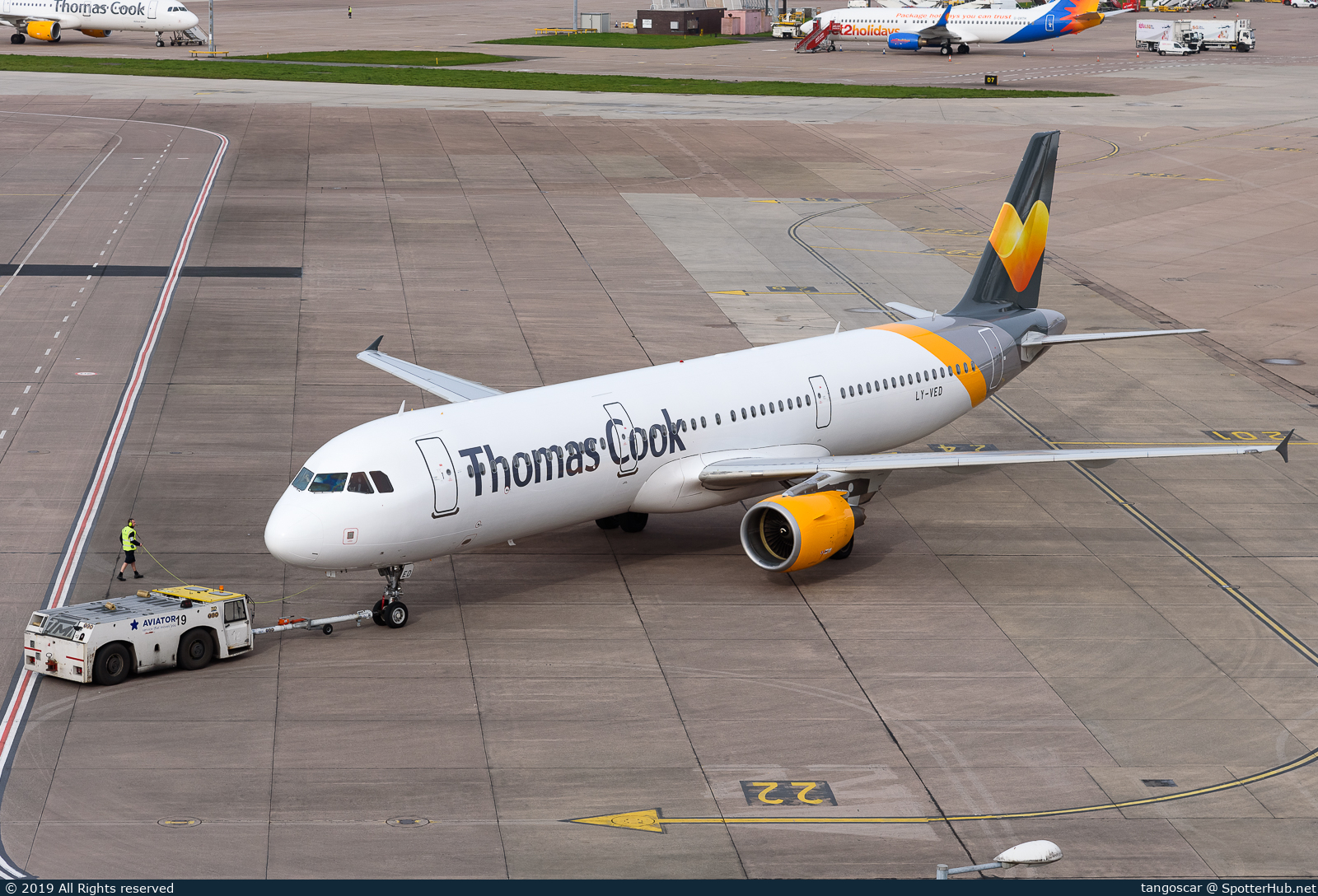 Photo of LY-VED - Airbus A321-211 operated by Thomas Cook Airlines (opb Avion Express)