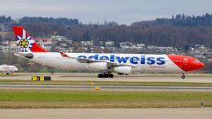 Photo of HB-JMD - Airbus A340-313 operated by Edelweiss Air