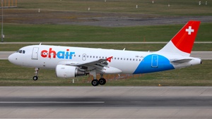 Photo of HB-JOJ - Airbus A319-112 operated by Chair Airlines