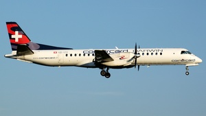 Photo of HB-IZG - Saab 2000 operated by Darwin Airline