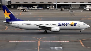 Photo of JA737N - Boeing 737-8HX operated by Skymark Airlines