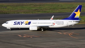 Photo of JA73NU - Boeing 737-86N operated by Skymark Airlines