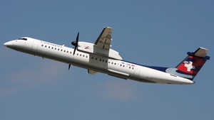 Photo of HB-JQA - Bombardier DHC-8-402 Dash 8 Q400 operated by Darwin Airline