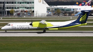 Photo of HB-JIK - Bombardier DHC-8-402 Dash 8 Q400 operated by SkyWork Airlines