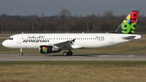 Photo of 5A-ONL - Airbus A320-214 operated by Afriqiyah Airways