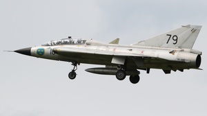 Photo of SE-DXP - Saab SK 35C Draken operated by Swedish Air Force Historic Flight
