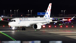 Photo of 9A-CAM - Airbus A220-371 operated by Croatia Airlines