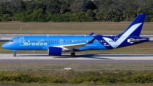 Photo of N244BZ - Airbus A220-300 operated by Breeze Airways