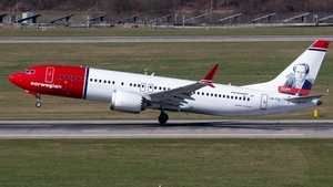 Photo of LN-FGI - Boeing 737 MAX 8 operated by Norwegian Air Shuttle