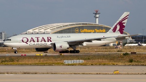 Photo of A7-BFW - Boeing 777-F operated by Qatar Airways Cargo