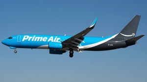 Photo of EI-AZA - Boeing 737-86N(SF) operated by Amazon Prime Air (opb ASL Airlines Ireland)