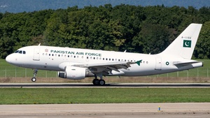 Photo of A-1102 - Airbus A319-112 operated by Pakistan Air Force