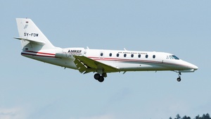 Photo of 5Y-FDW - Cessna 680 Citation Sovereign operated by AMREF Flying Doctor Services