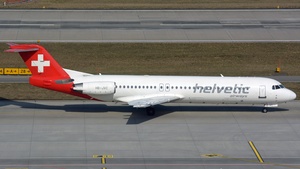 Photo of HB-JVC - Fokker 100 operated by Helvetic Airways