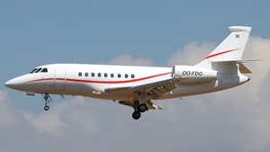 Photo of OO-FDG - Dassault Falcon 2000EX operated by Abelag Aviation