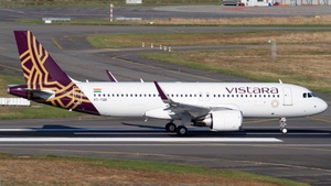 Photo of VT-TQR - Airbus A320-251N operated by Vistara