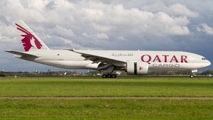 Photo of A7-BFW - Boeing 777-F operated by Qatar Airways Cargo