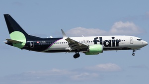 Photo of C-FLEJ - Boeing 737 MAX 8 operated by Flair Airlines